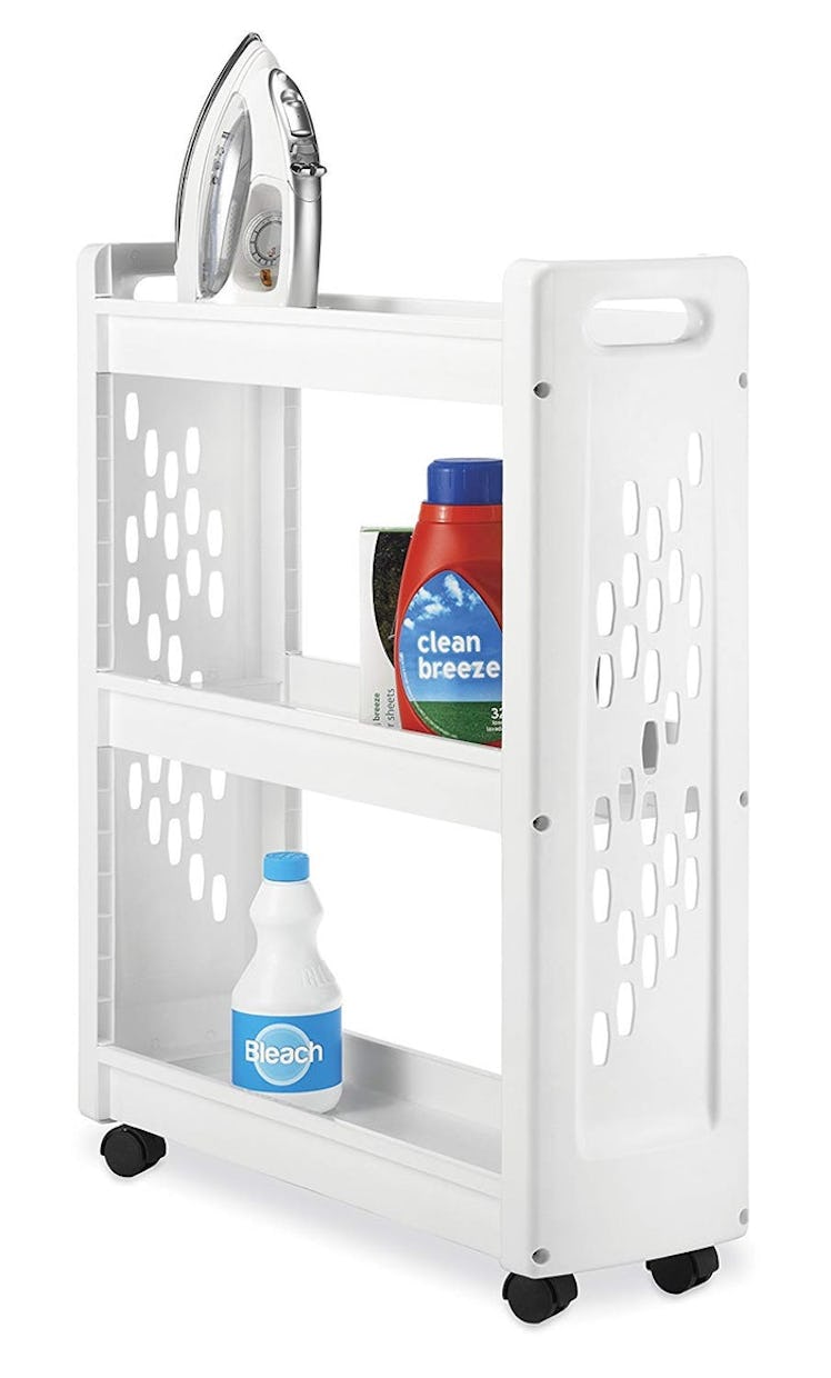 Whitmor 3 Tier Rolling Laundry Cart