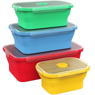 Vremi Silicone Food Storage Containers (Set of 4)