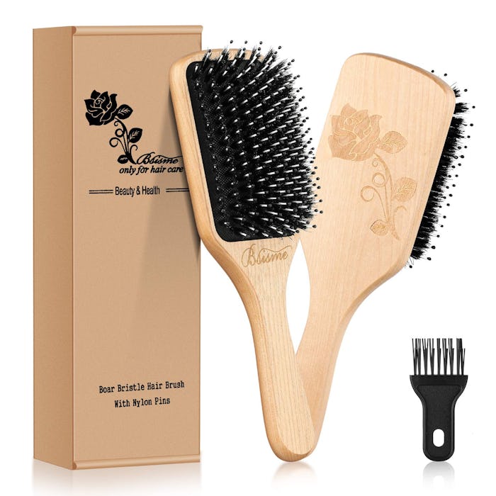Bsisme Boar Bristle Hairbrush