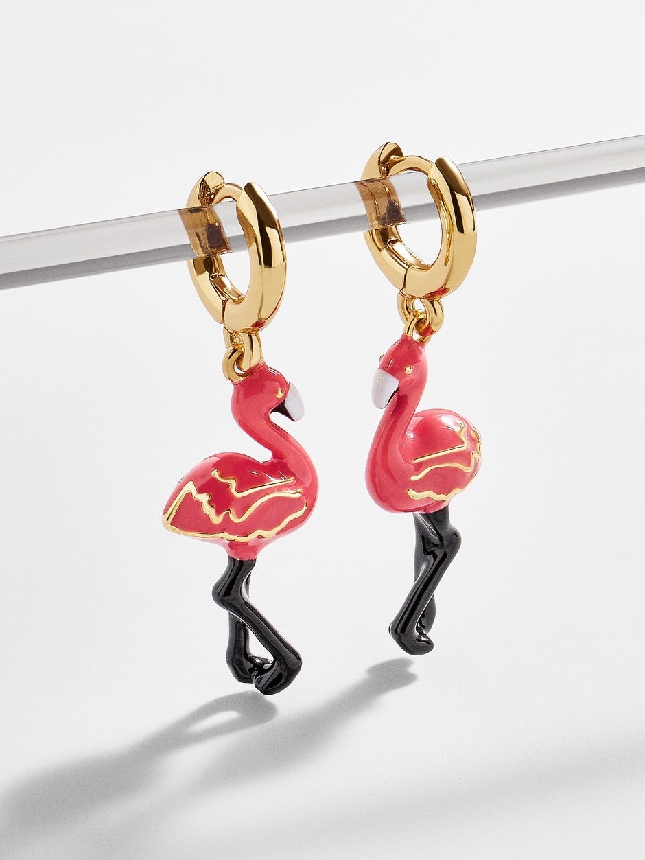 Flamingo on sale earrings baublebar