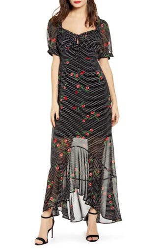 Pamela Floral Print Maxi Dress 