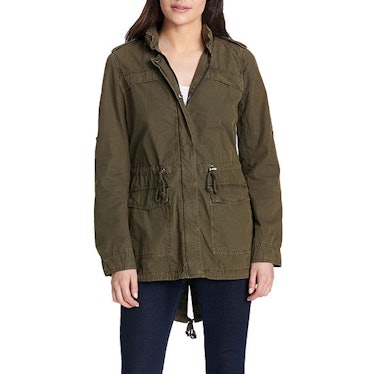 Olive Green Anorak for a DIY Halloween Costume 