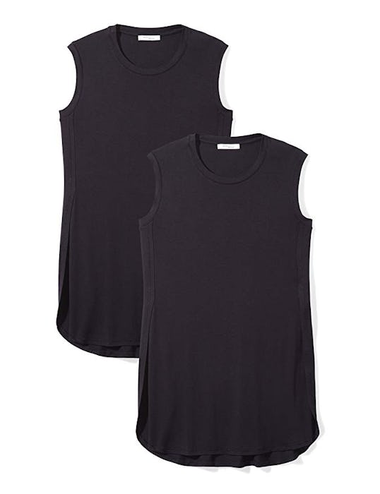 Daily Ritual Women's Jersey Sleeveless Tunic (2 Pack)