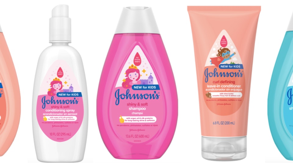 Johnson's Kids Shampoos & Conditioners Will Clean & Detangle All Types