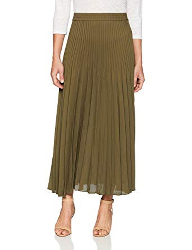 Ella Moon Long Pleated Skirt