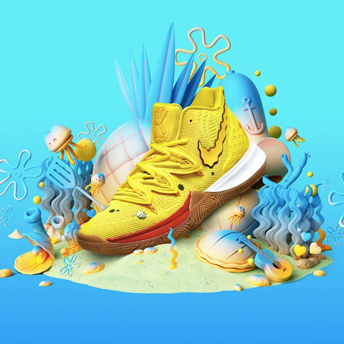 A Nike SpongeBob Squarepants Collection Is Coming For Your Bikini Bottom