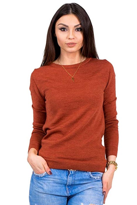 KNITTONS Merino Wool Crew Sweater