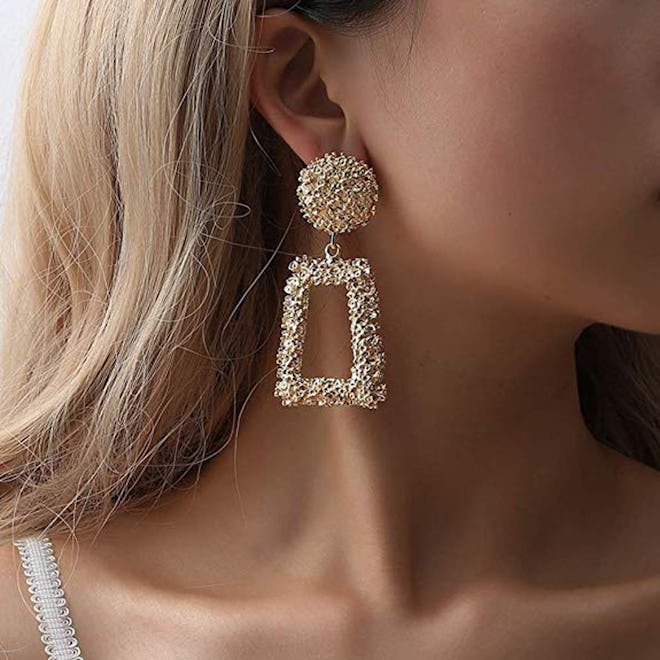 ATIMIGO Statement Drop Earrings