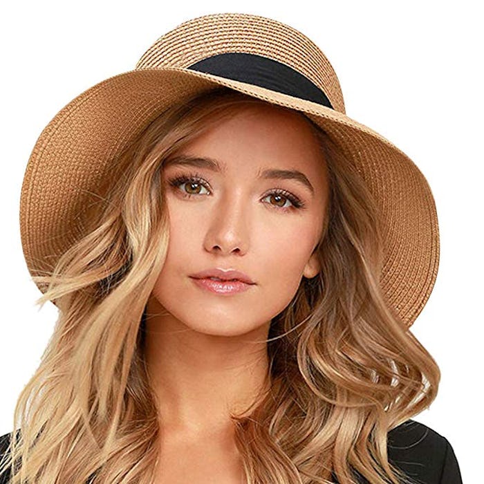 FURTALK Womens Beach Sun Straw Hat