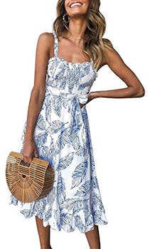 PRETTYGARDEN Printed Midi Dress