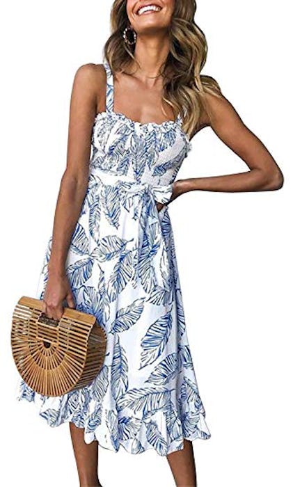 PRETTYGARDEN Printed Midi Dress