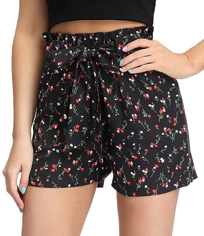 Grace Karin Tie-Waist Casual Shorts