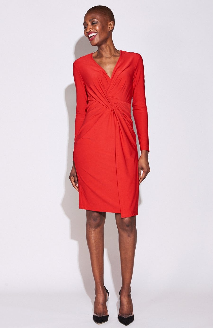 Serena Williams Designed A Red Wrap Dress That Claims To Look Good