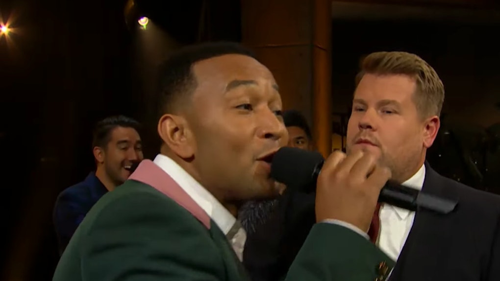This Video Of John Legend James Corden S Songs Of The Summer Riff Off Is So Epic