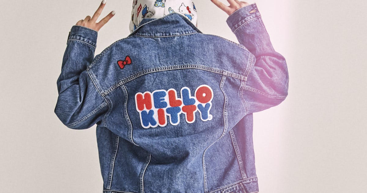 Levi's hello top kitty denim jacket