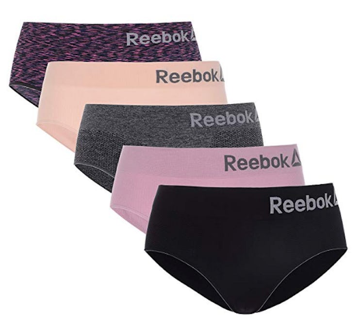 Reebok Seamless Hipster Panties, 5-pack 