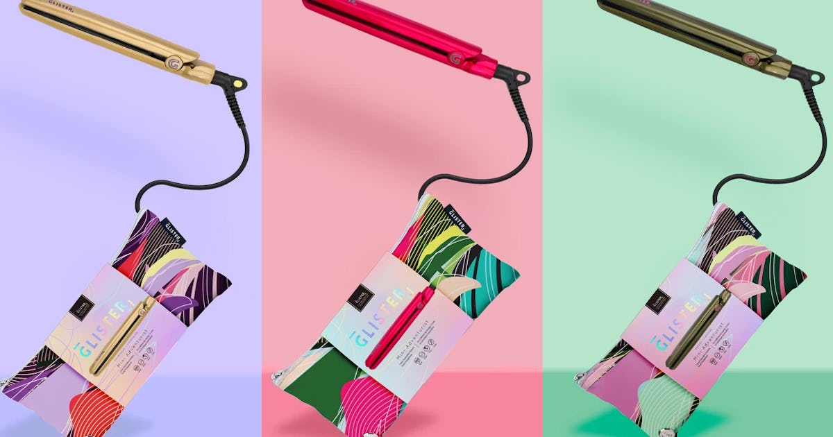 Glister top hair straightener