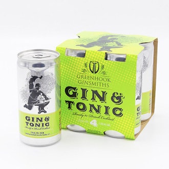 Greenhook Ginsmiths Gin & Tonic  (4-Pack)
