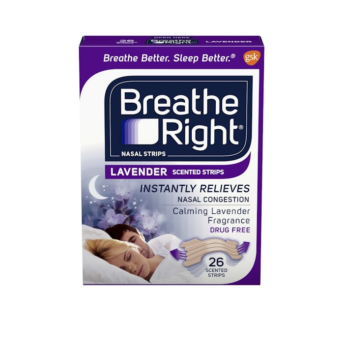 Breathe Right Lavender Nasal Strips (26 Strips)