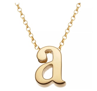 Sterling Silver Initial Charm Pendant