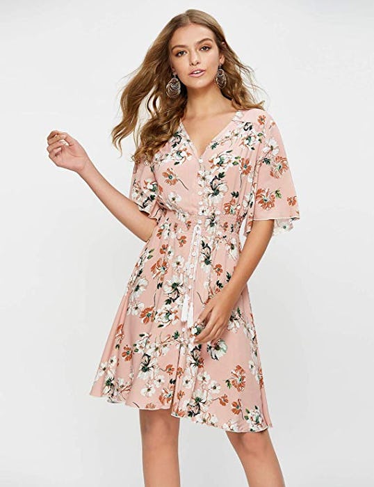 Escalier Floral Midi Dress
