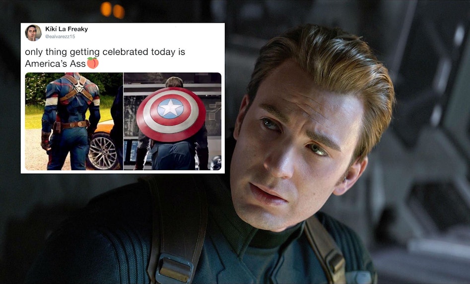 These Tweets About Captain America S Butt Are The Most Patriotic Thing