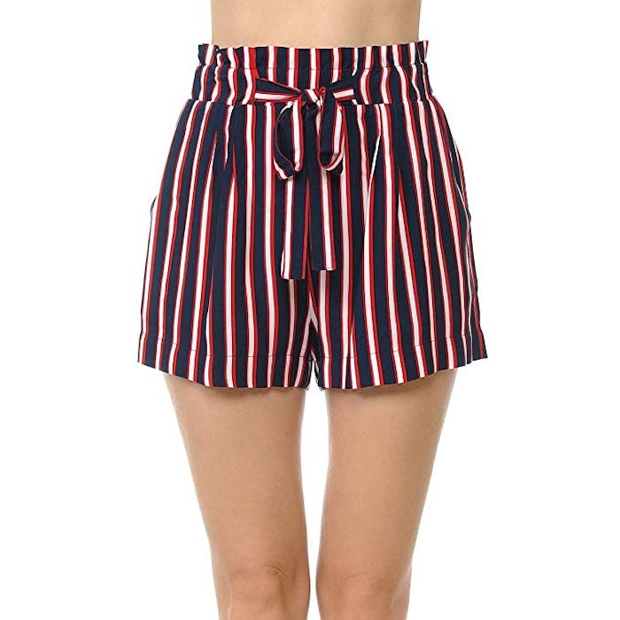 Lock and Love Casual Belted Shorts 