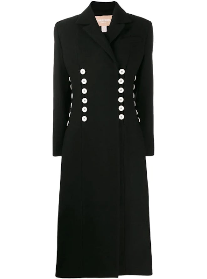 Button Panelled Coat