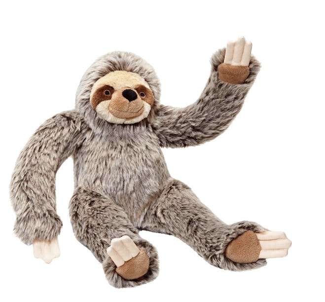 Fluff & Stuff Tico Sloth Plush Dog Toy