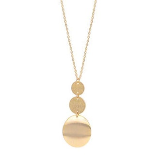 Layered Gold-Plated Pendant Necklace