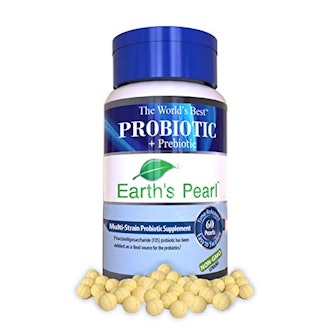 Earth’s Pearl Probiotic & Prebiotic Multi-Strain Supplement (60 count)