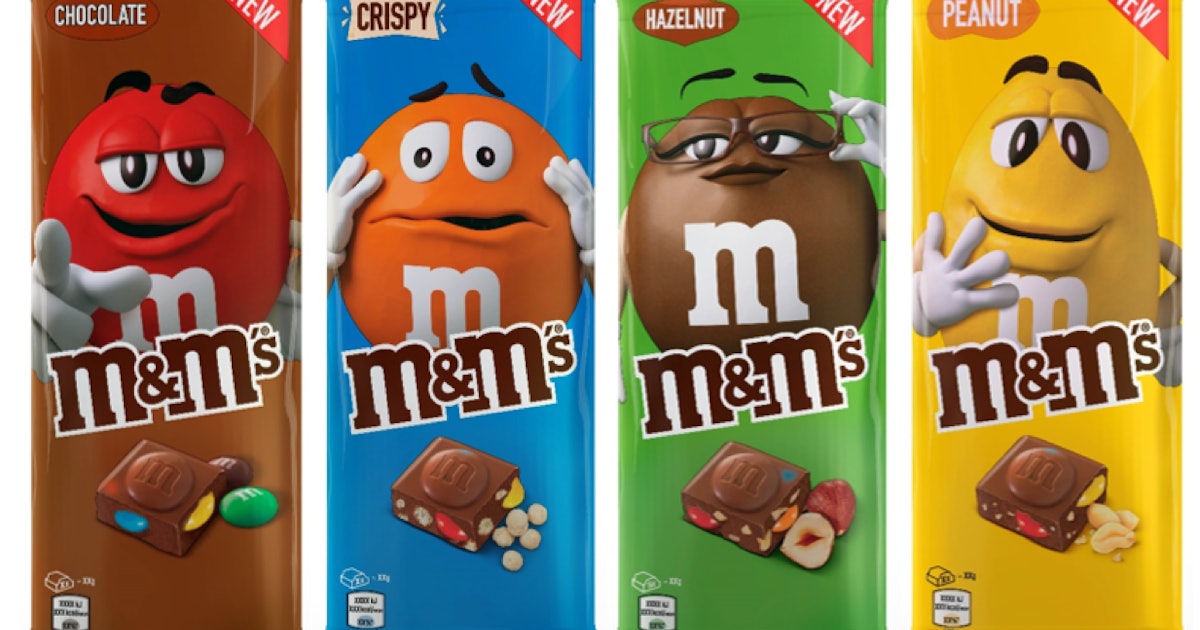 M&Ms Crispy Small Bag, Chocolate Single Bar