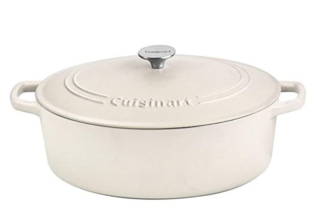 Cuisinart Oval Casserole, Matte Snow White, 7 Qt