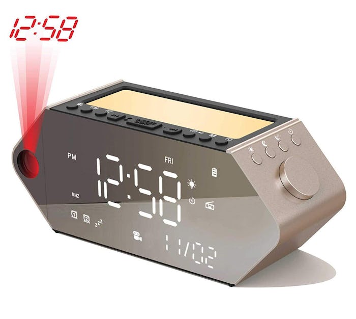 SICSMIAO Sunrise Projection Alarm Clock