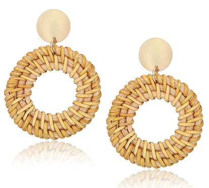 Rattan Earrings