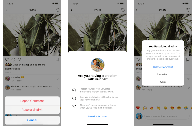 How to unhide instagram direct messages