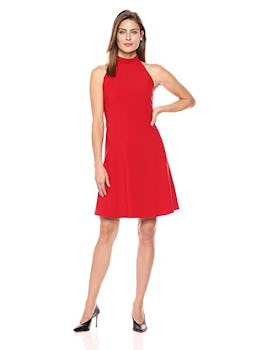 Lark & Ro Sleeveless Fit And Flare Dress