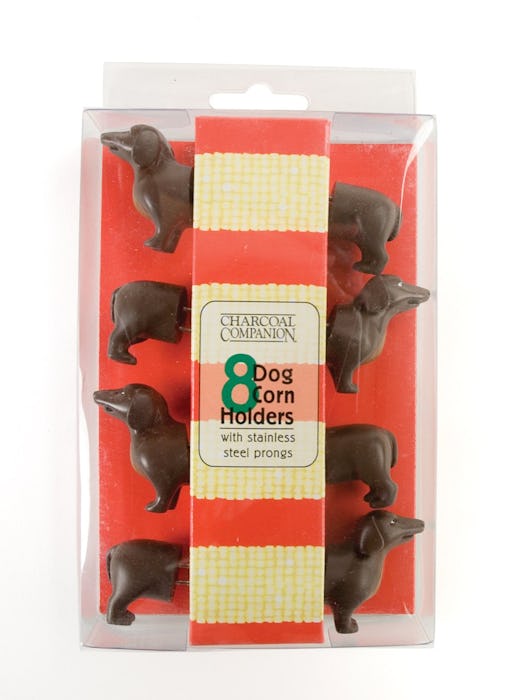 Charcoal Companion Dog Corn Holders (8 Pieces)