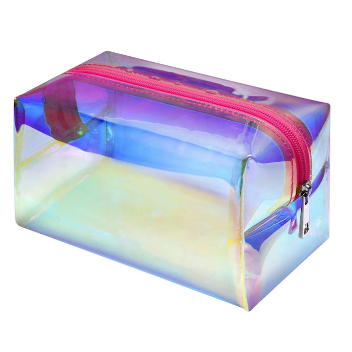 F-color Holographic Clear Travel Cosmetic Bag 