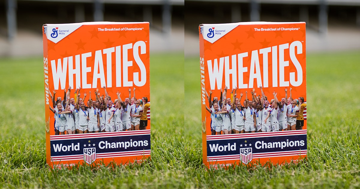 Wheaties Features The U S Women S Soccer Team On A Commemorative Limited Edition Box
