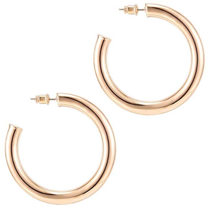 PAVOI Lightweight Gold Hoops