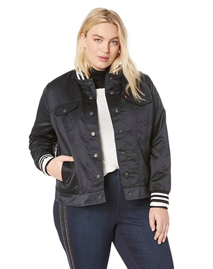 Levi's Women's Plus-Size Varsity Trucker Jacket