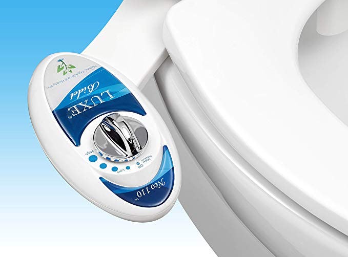 Luxe Bidet Neo 110 - Fresh Water Non-Electric Mechanical Bidet Toilet Seat Attachment