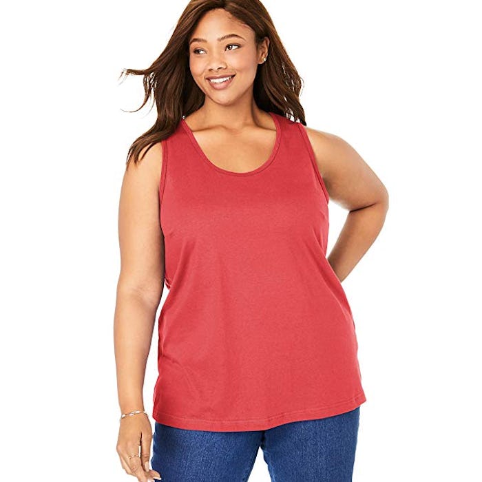 Woman Within Women's Plus Size Perfect Tank Top