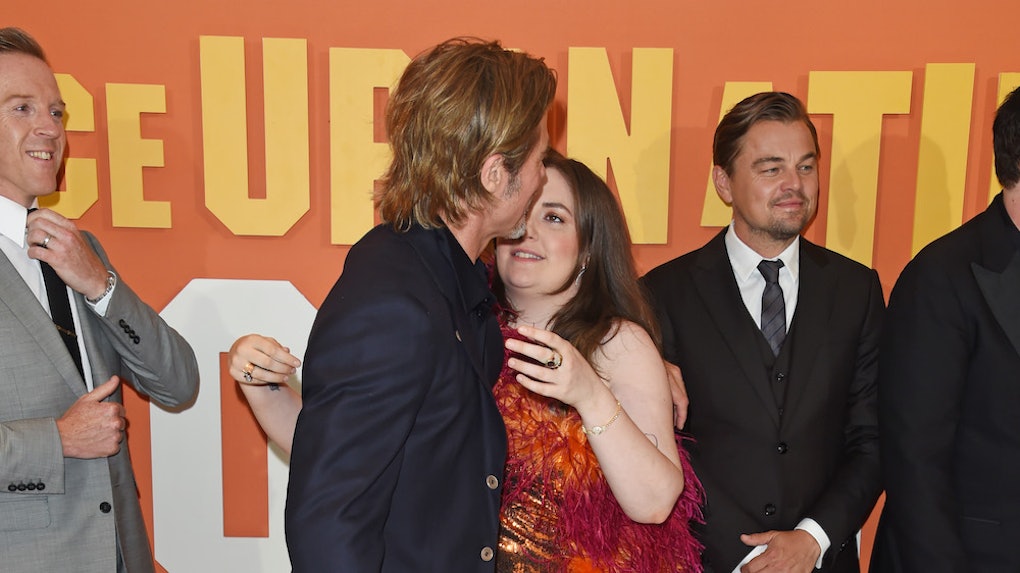 Lena Dunham Kissed Brad Pitt At The Once Upon A Time In Hollywood