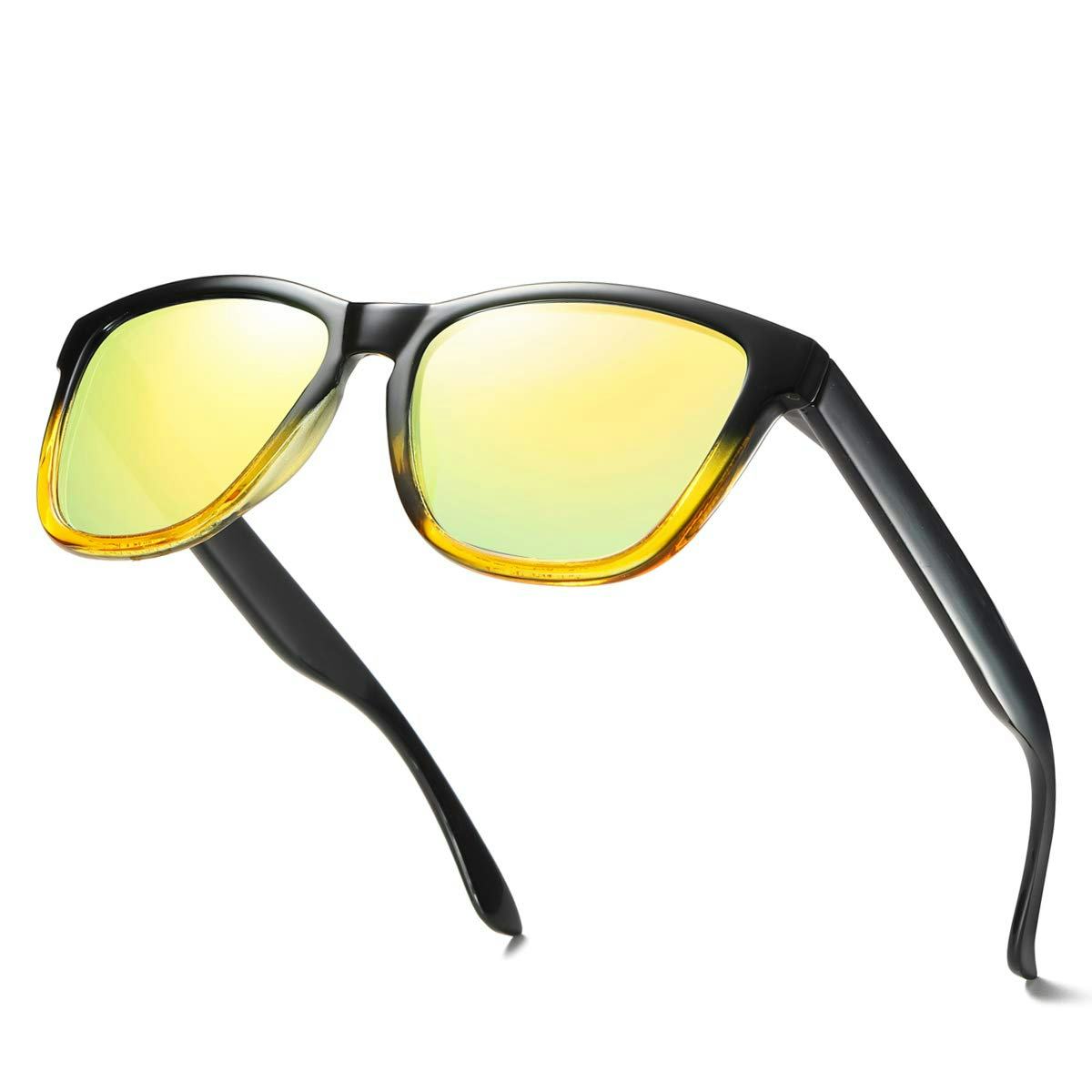 Kids Children Polarized Aviator Reflective Sunglasses Shades W// Case AGES 3-10