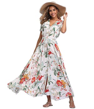 VintageClothing Printed Maxi Dress