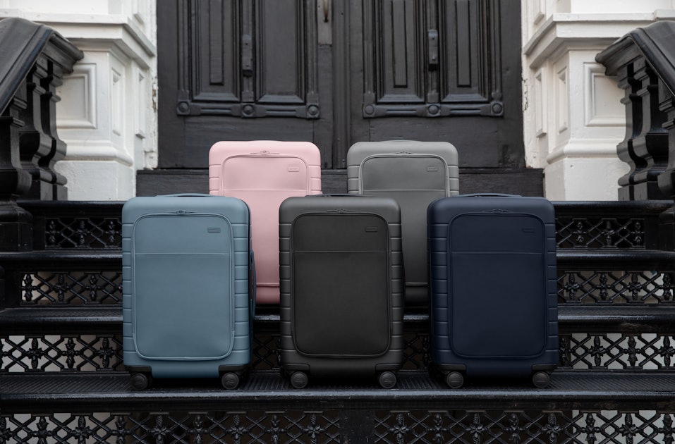 Away on X: An extra thoughtful feature—in three new colors. Introducing  The Carry-On with Pocket and The Bigger Carry-On with Pocket in our classic  Green, Sand, and Asphalt.    / X