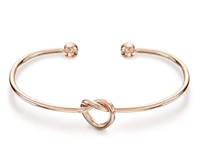 PAVOI 14K Gold Forever Love Knot Bracelet