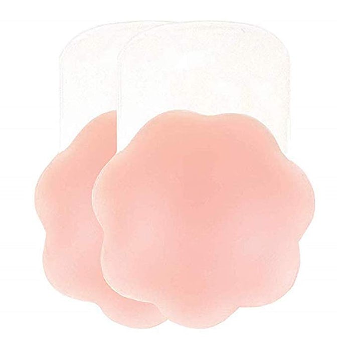 MITALOO Adhesive Silicone Reusable Breast Lift Nipple Cover Pasties for Women